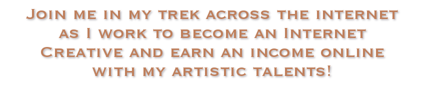 Earning an income online as an Internet Creative